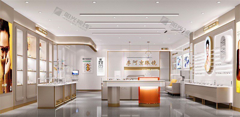 李阿京眼镜店装修效果图